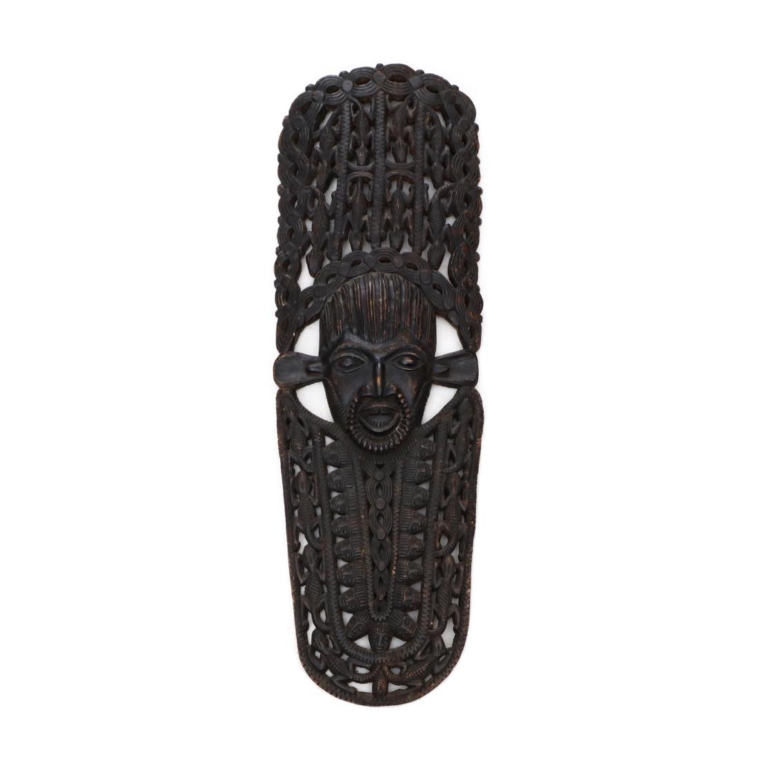 Large Carved African Mask (1 of 3)