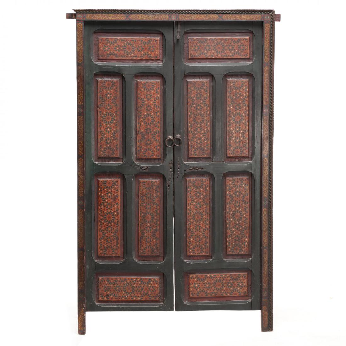 Tibetan Painted Doors and Frame (1 of 4)