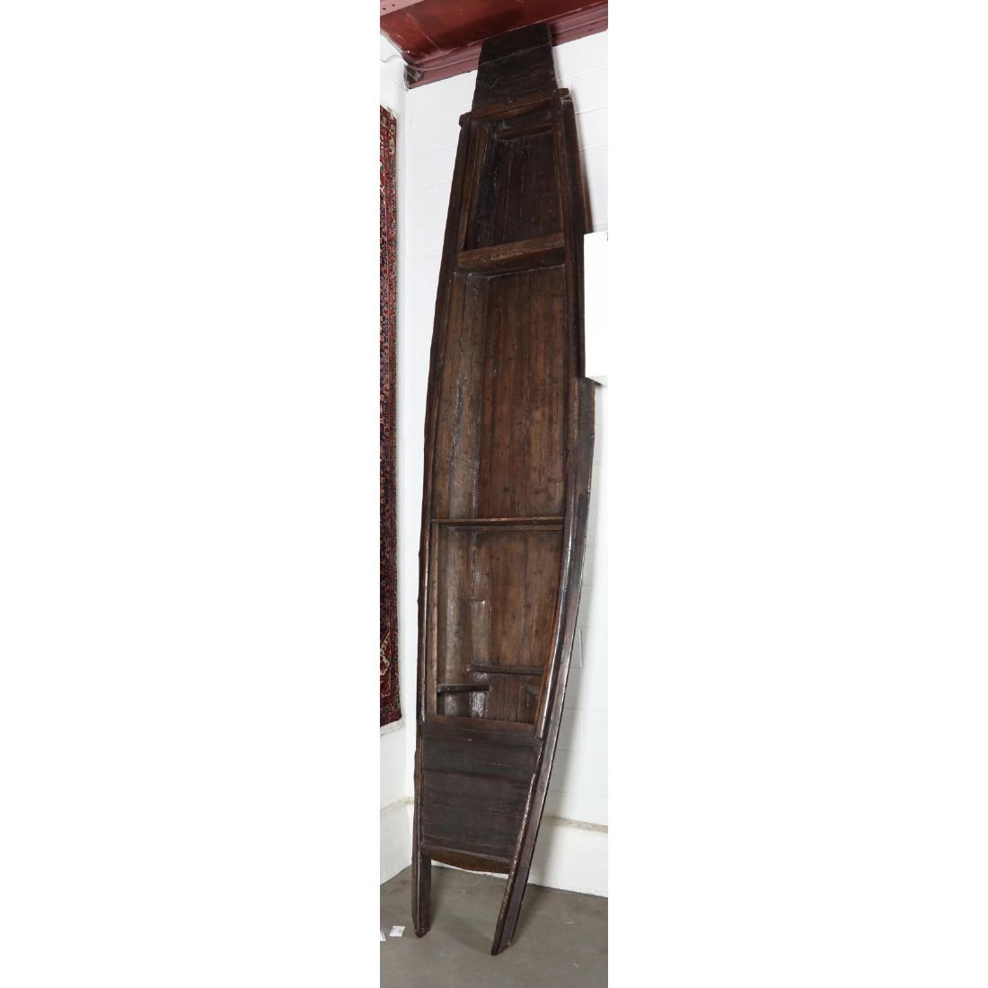 Large Carved Wood Fishing Boat, West Africa (1 of 4)