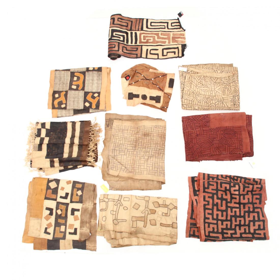 Box of Ten African Textiles (1 of 3)