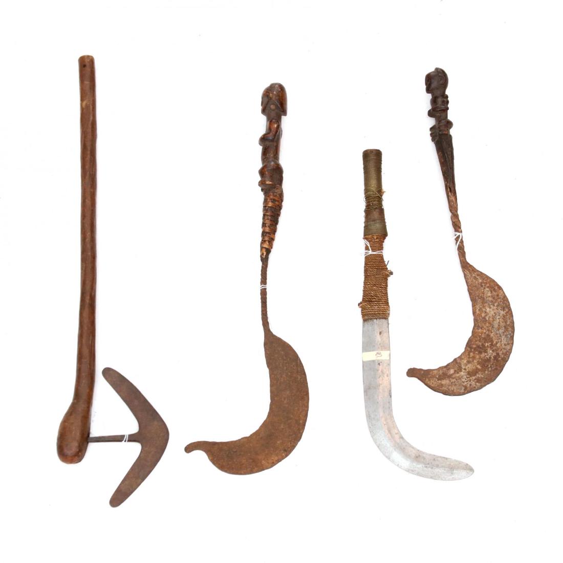 Four African Currency Blades (1 of 2)