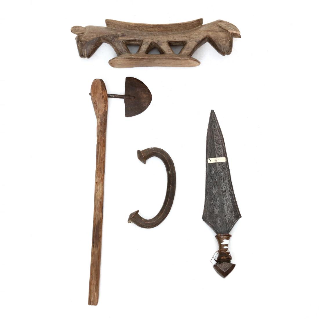 A Group of Four African Objects (1 of 3)