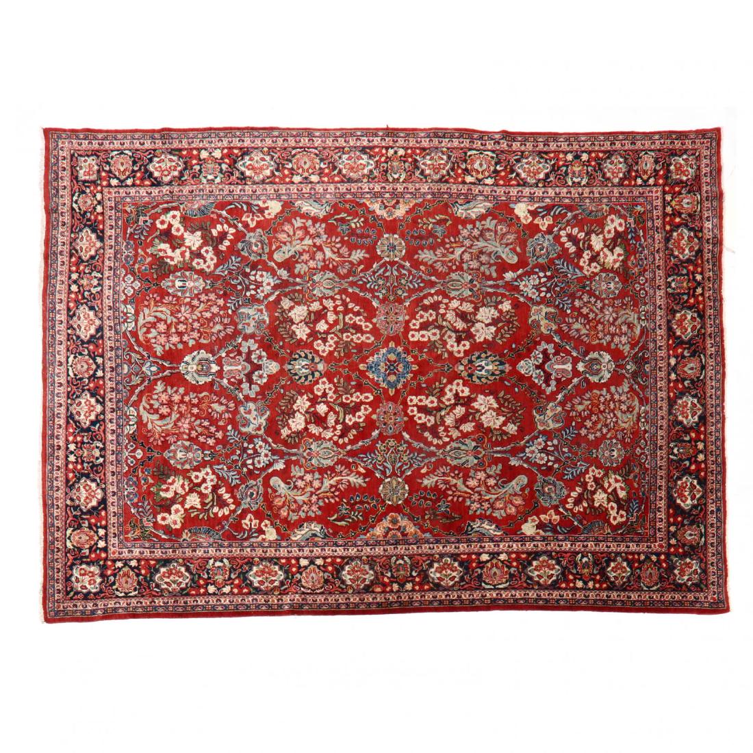 Sarouk Room Size Carpet (10 ft. 7 in. x 13 ft. 11 in.) (1 of 4)