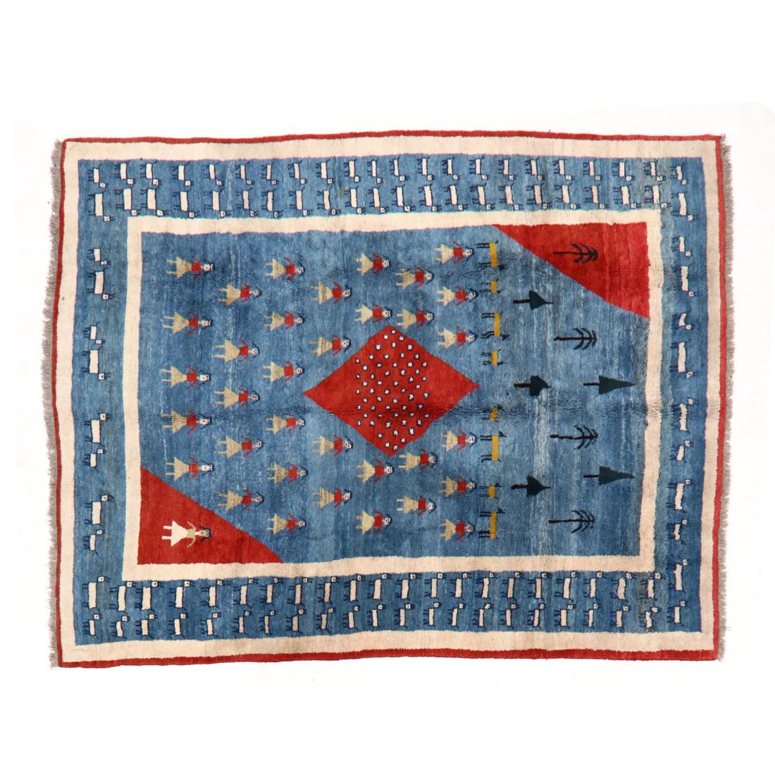 Beni Ourain Figural Room Size Carpet (9 ft. x 12 ft. 6 (1 of 3)