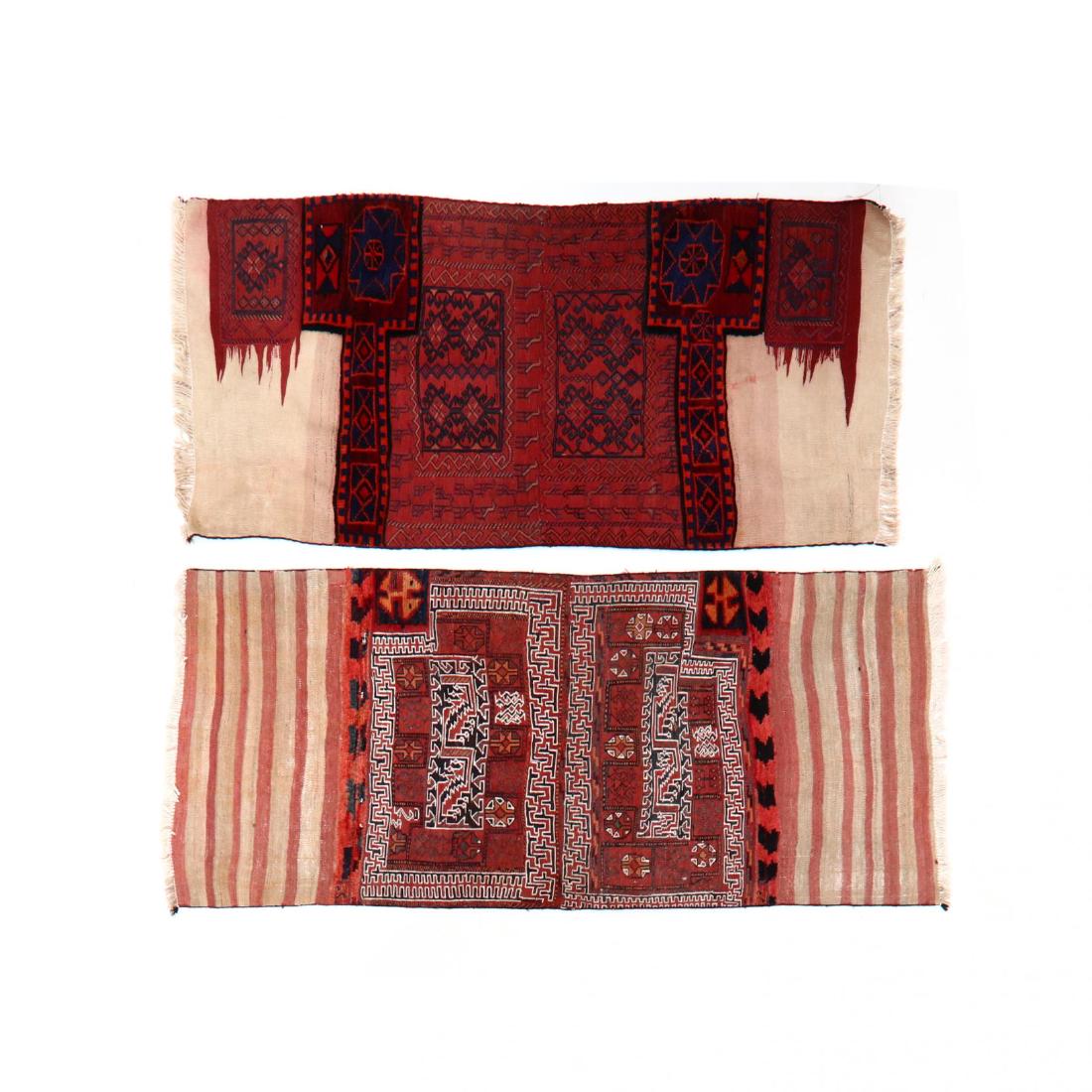 Two Tribal Flatweave Area Rugs (2 ft. 11 in. x 6 ft. 6 (1 of 5)