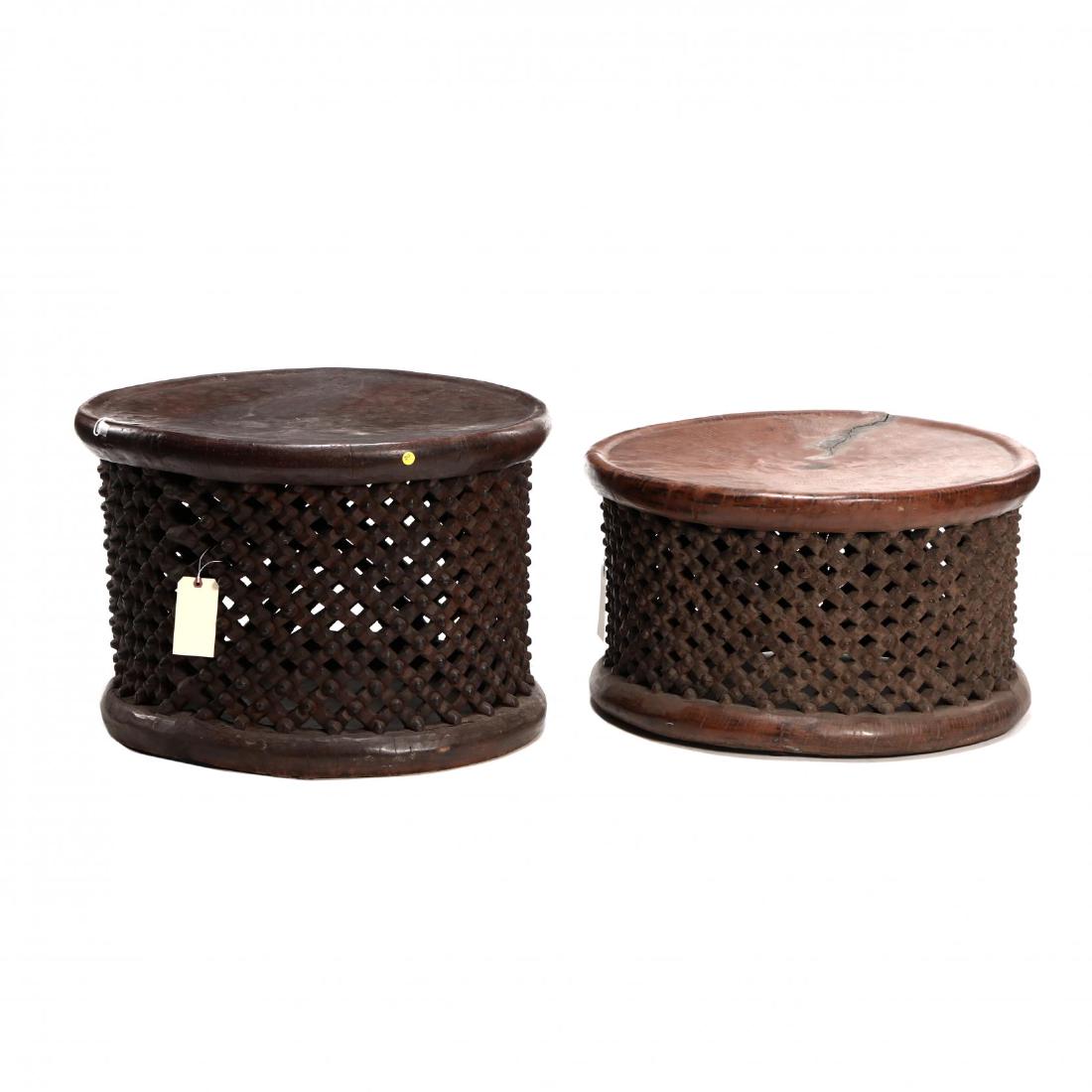 Two Bamileke King Stools (1 of 3)