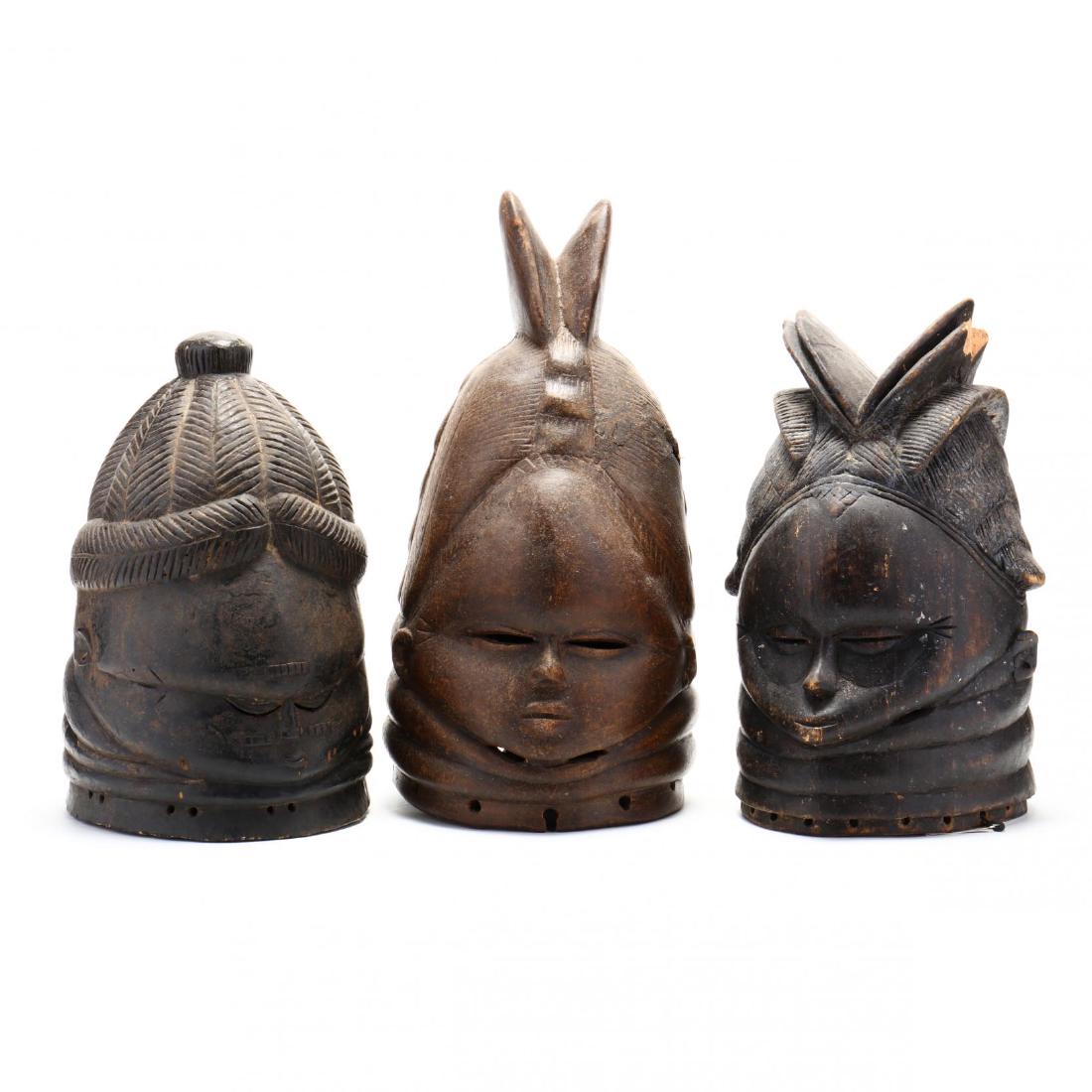 Three Mende Helmet Masks (1 of 8)