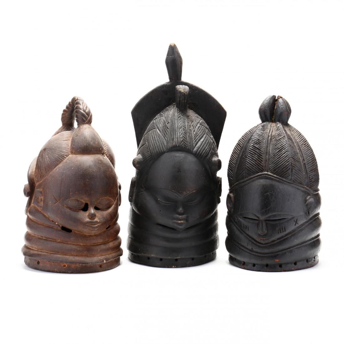 Three Mende Helmet Masks (1 of 5)