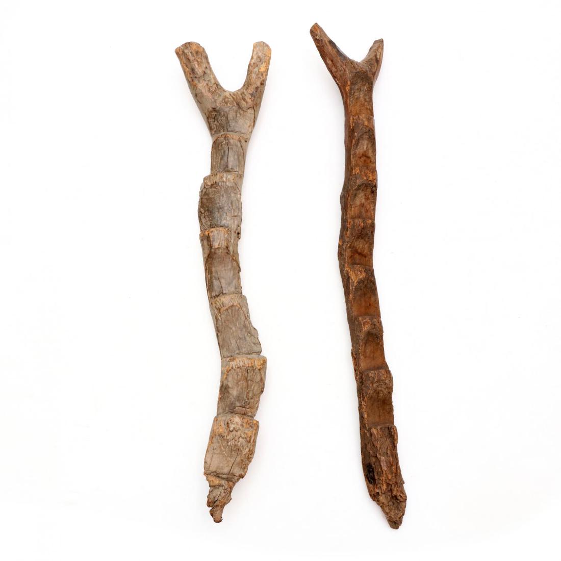 Two African Mali Dogon Ladders (1 of 4)