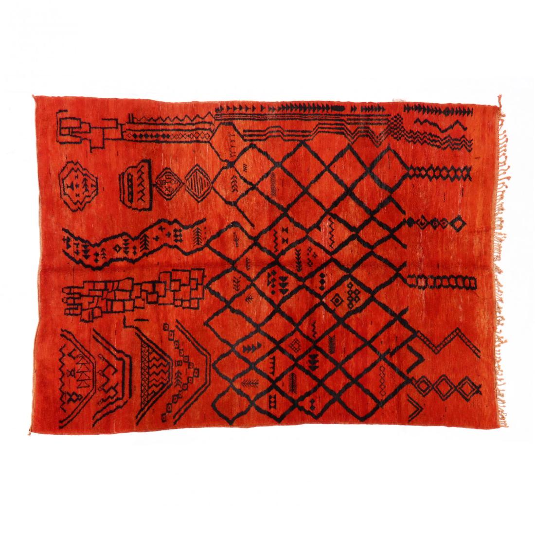 Beni Ourain Room Size Carpet (8 ft. 4 in. x 11 ft. 6 (1 of 4)