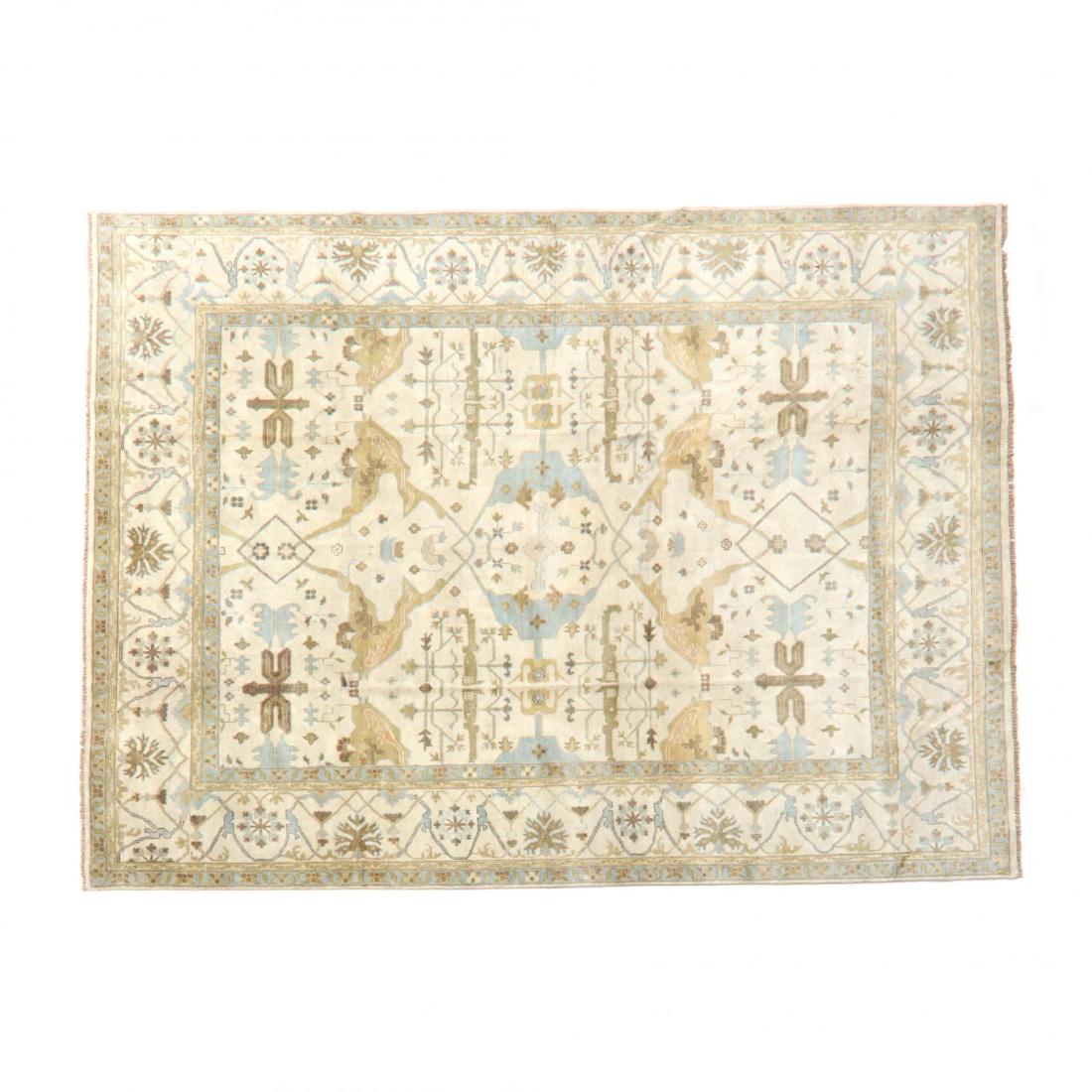 Indo Oushak Room Size Carpet (12 ft. 2 in. x 14 ft. 8 (1 of 6)