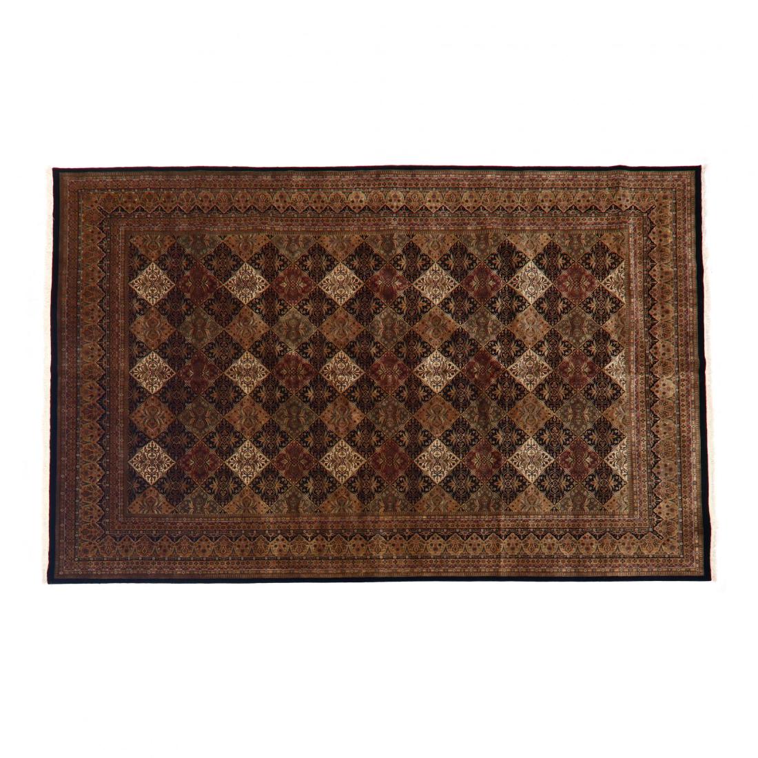 Indo Persian Large Room Size Carpet (12 ft. x 16 ft.) (1 of 3)