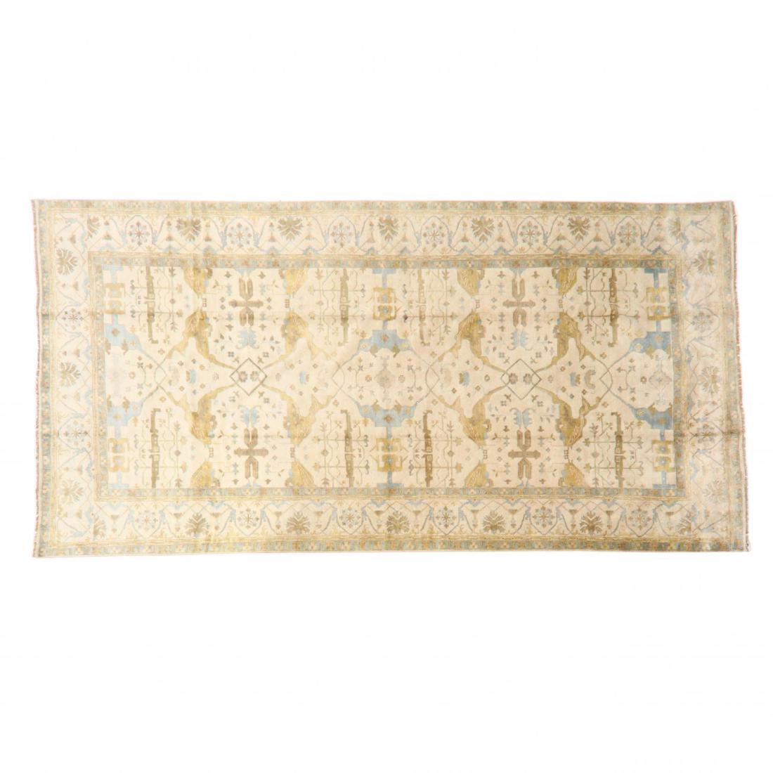 Indo Oushak Room Size Carpet (11 ft 10 in x 21 ft 2 in. (1 of 4)