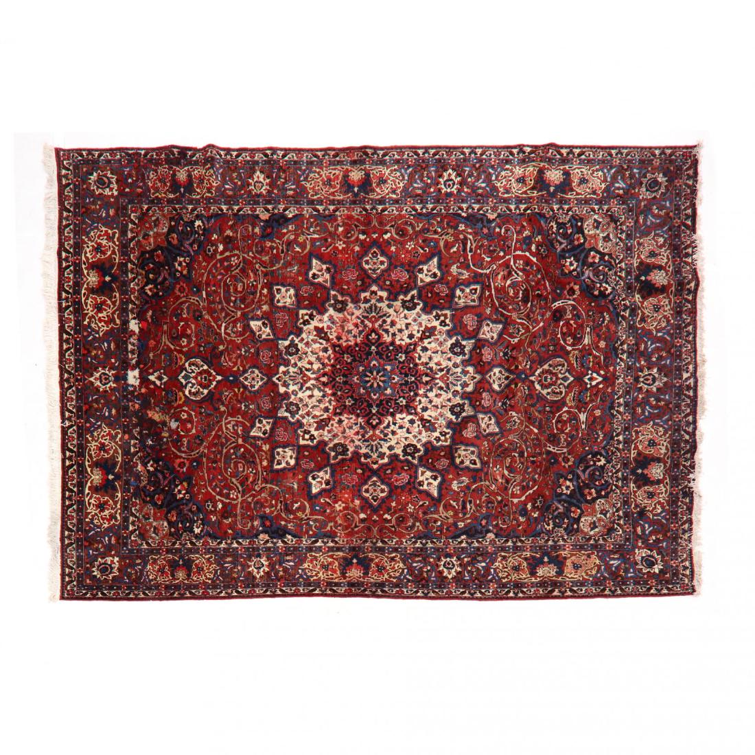Indo Persian Room Size Carpet (12 ft 8 in x 13 ft. ) (1 of 4)