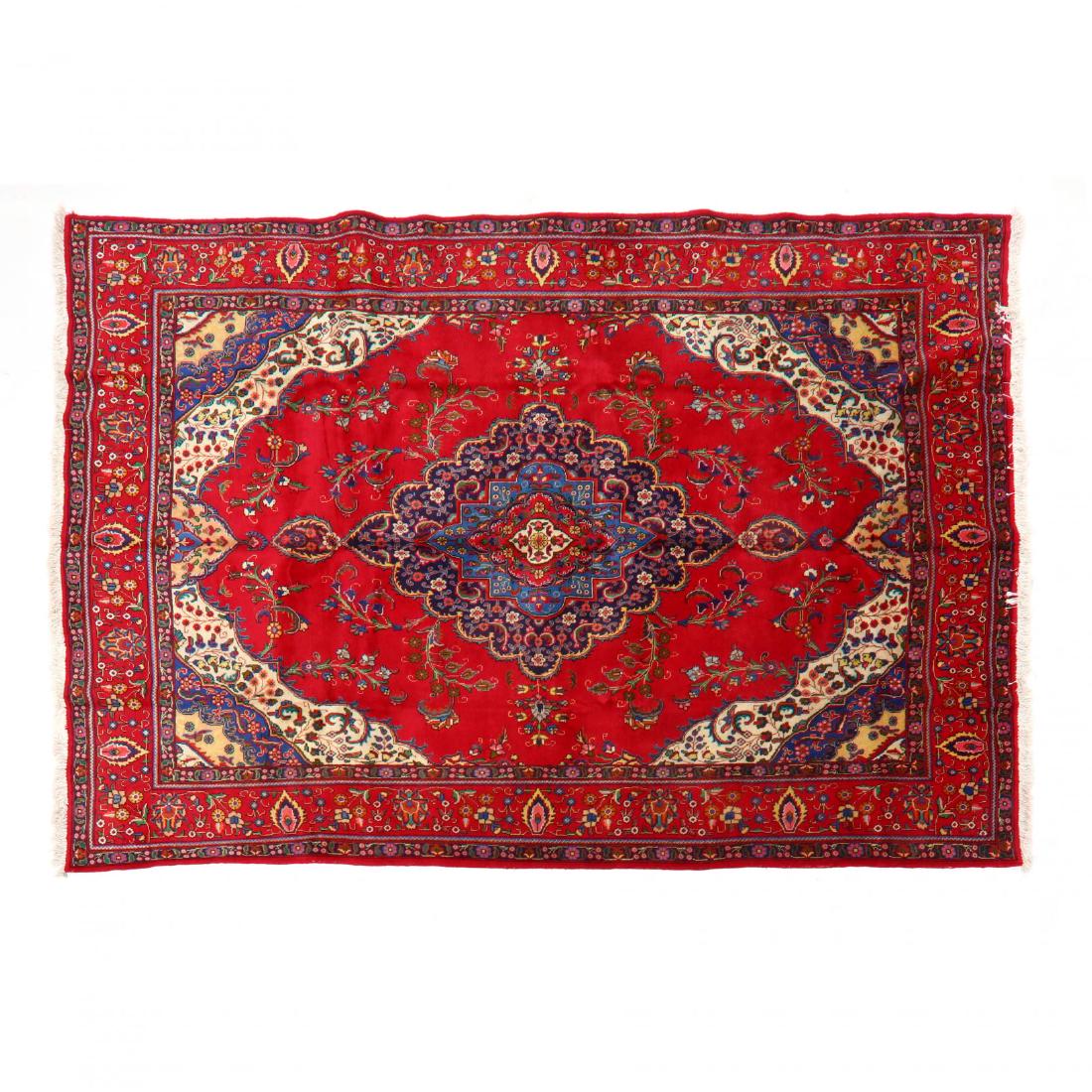 Indo Tabriz Carpet (9 ft 6 in x 13 ft. ) (1 of 3)