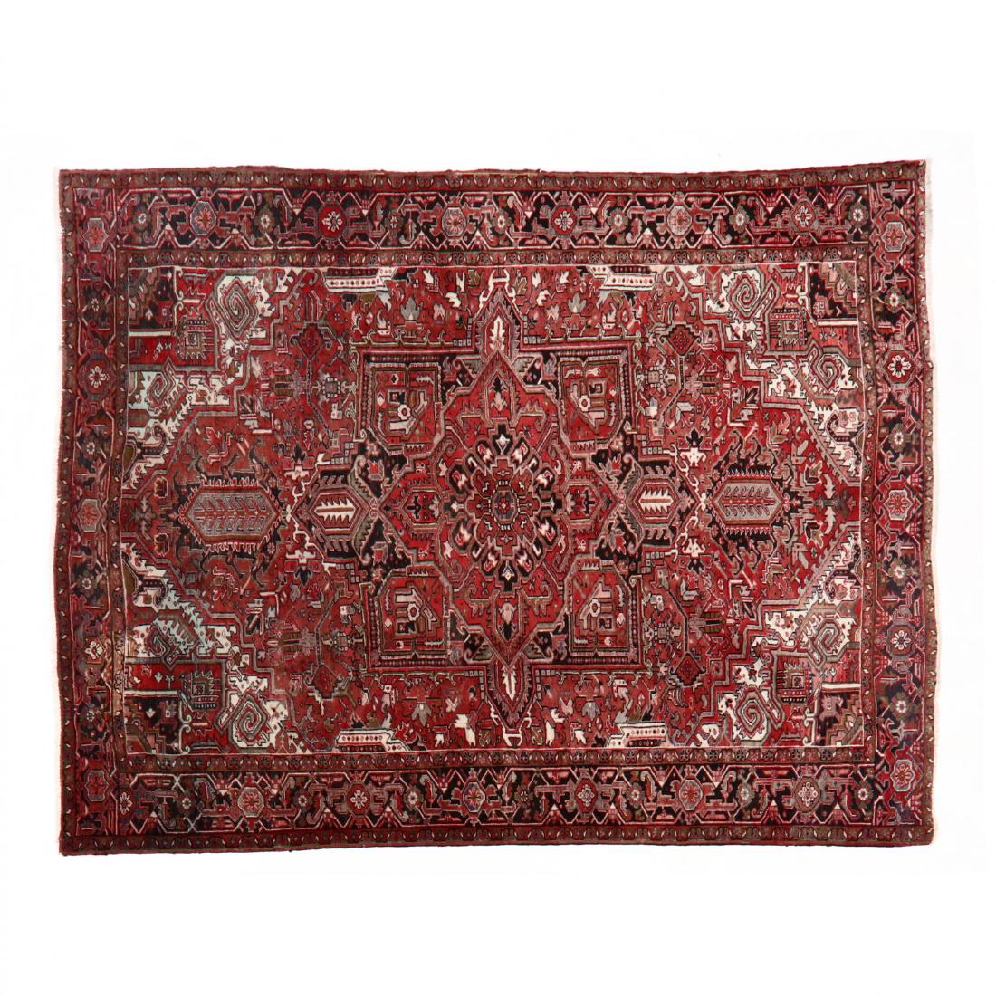 Indo Heriz Room Size Carpet (8 ft 11 in x 10 ft 8 in. ) (1 of 4)