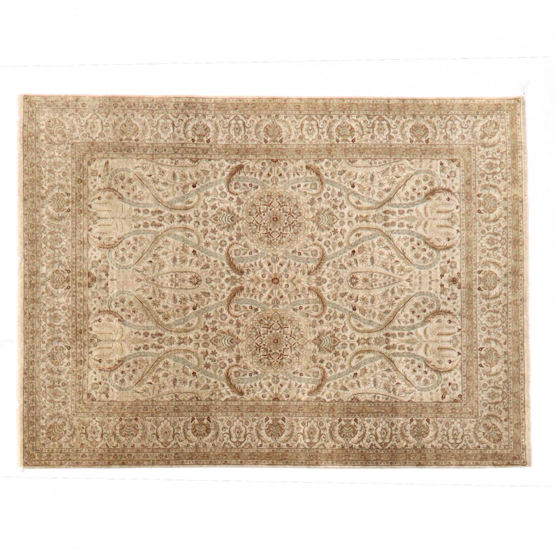 Indo Persian Room Size Carpet (9 ft. 1 in. x 12 ft.) (1 of 4)