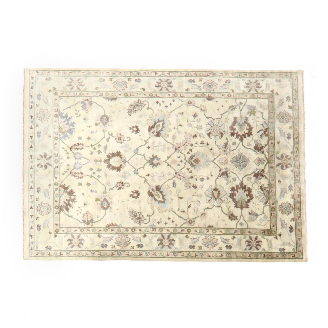 Indo Oushak Room Size Carpet (13 ft. 11 in. x 10 ft. 9 (1 of 4)