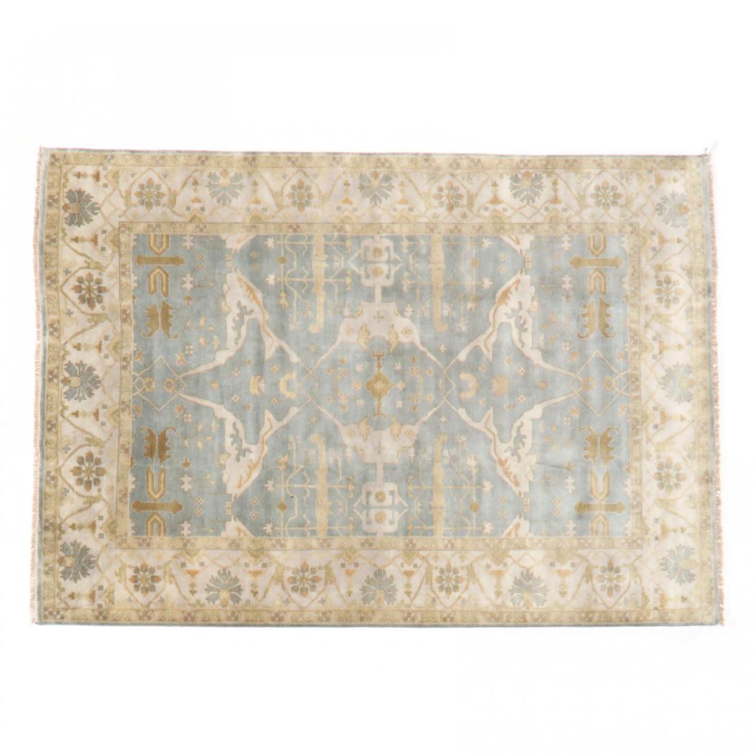 Indo Oushak Room Size Carpet (10 ft. x 14 ft.) (1 of 4)