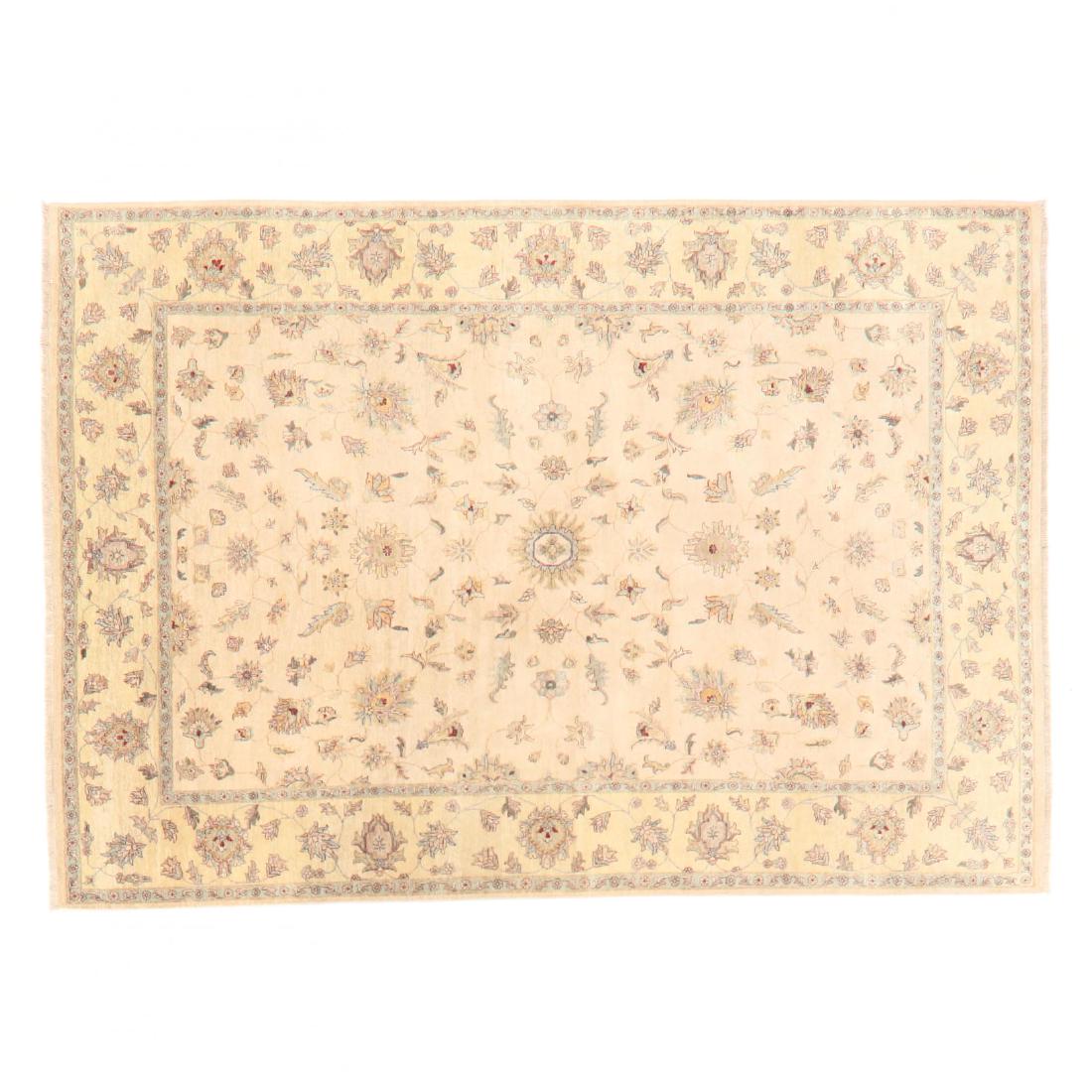 Indo Oushak Room Size Carpet (9 ft. 11 in. x 14 ft. 2 (1 of 3)