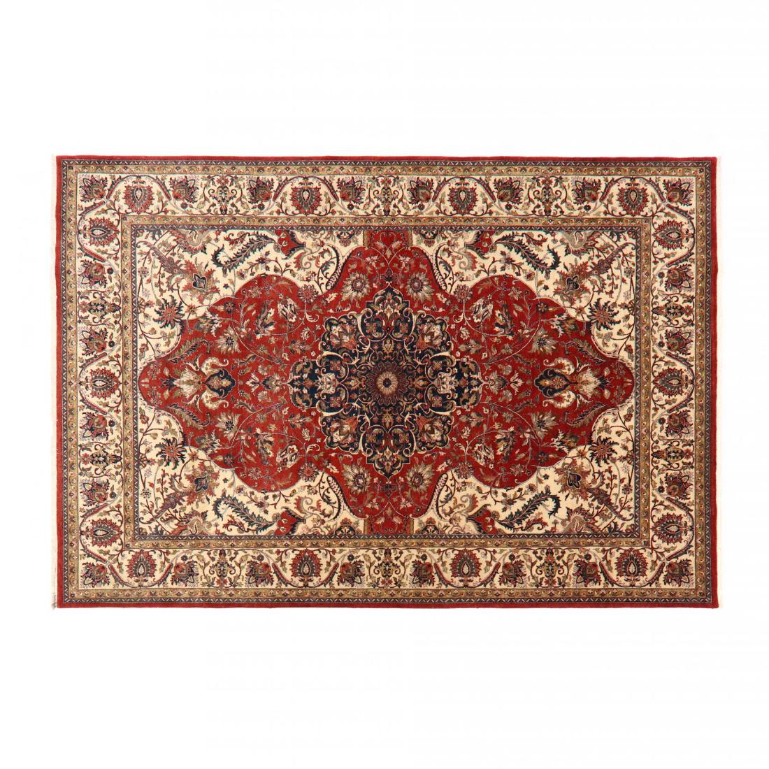 Indo Kashan Room Size Carpet (9 ft. 1 in. x 13 ft.10 (1 of 3)
