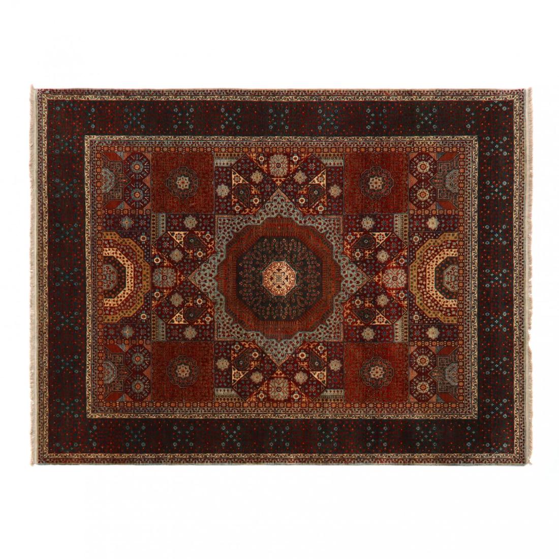 Indo Persian Room Size Carpet (8 ft. 1 in. x 10 ft. ) (1 of 5)