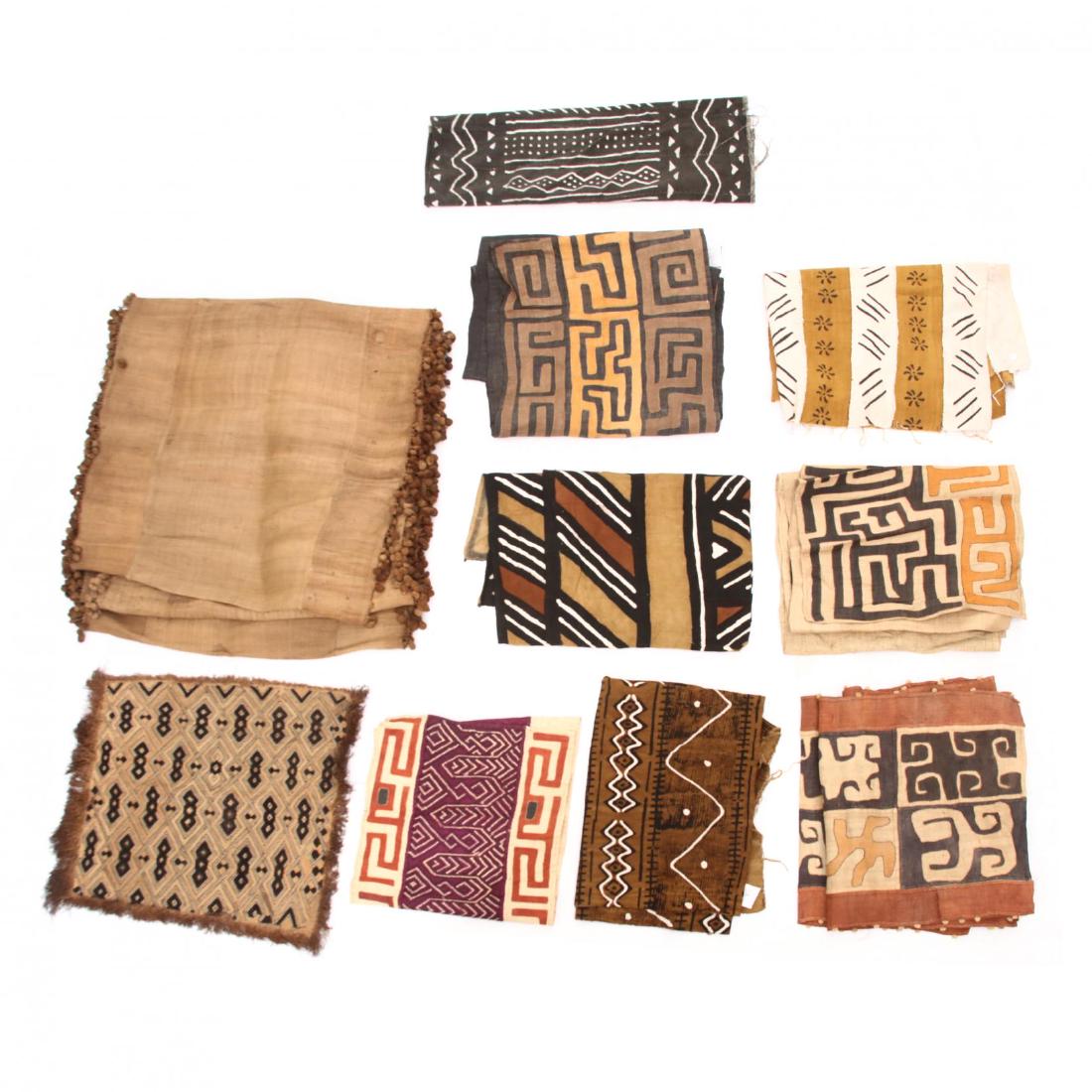 Box of Ten Assorted African Textiles (1 of 3)