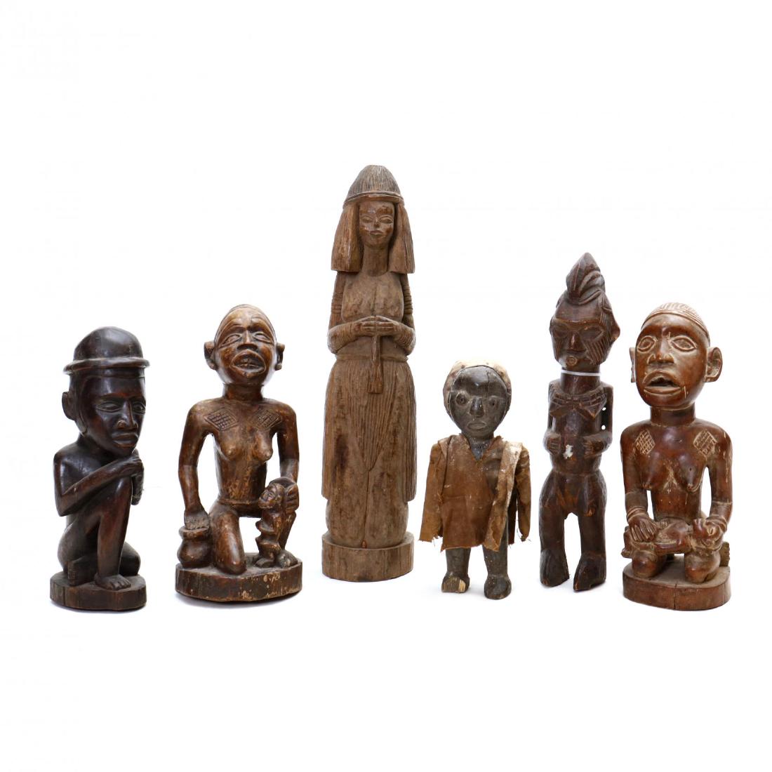 Six African Figural Sculptures (1 of 5)