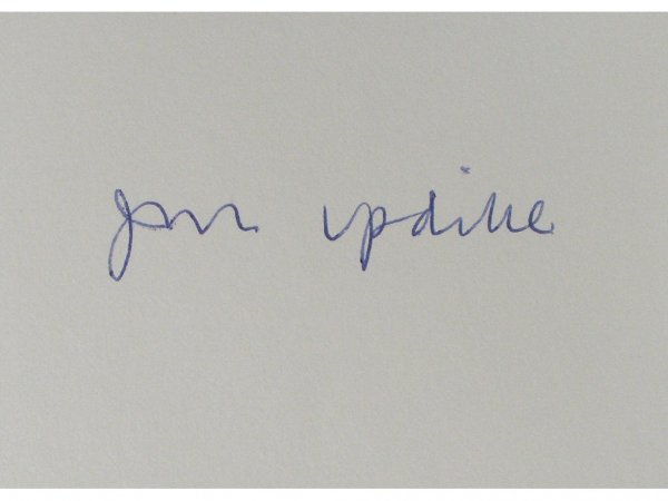 Two Signed Books by John Updike, - 3