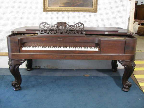 1052: Square Grand Knabe Piano, 1870-1875,