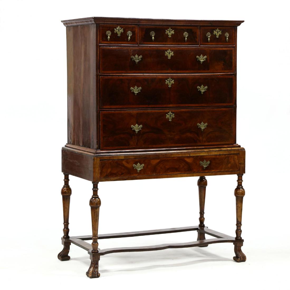 English William and Mary Chest on Frame (1 of 6)