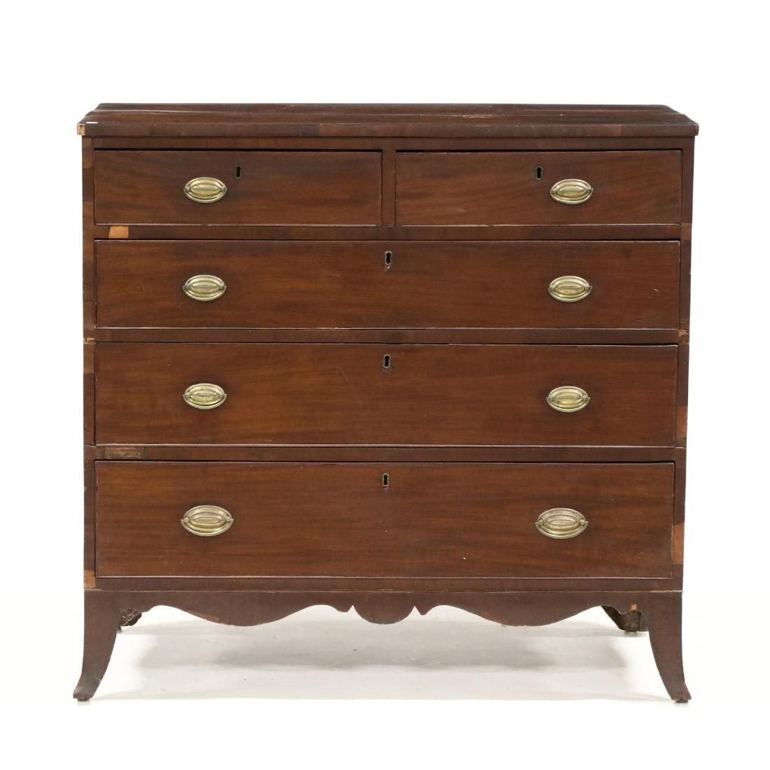 Southern Federal Mahogany Chest of Drawers (1 of 5)