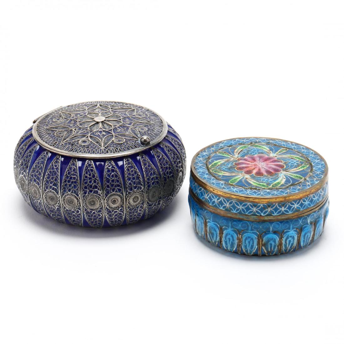 Two  Plique-Ã -jour  Boxes (1 of 5)