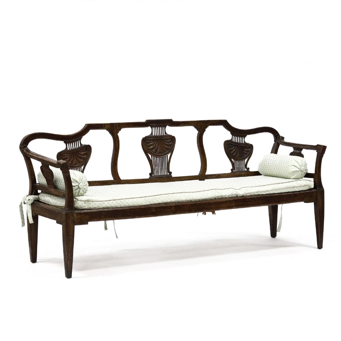 Italian Carved Triple Back Settee (1 of 6)