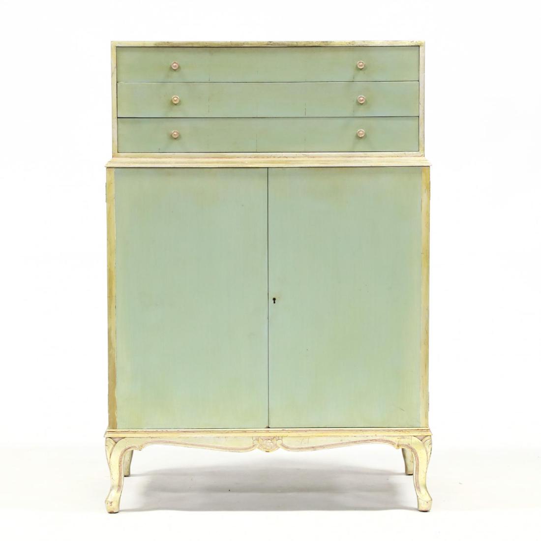 Butler, French Provincial Painted Chifferobe (1 of 6)