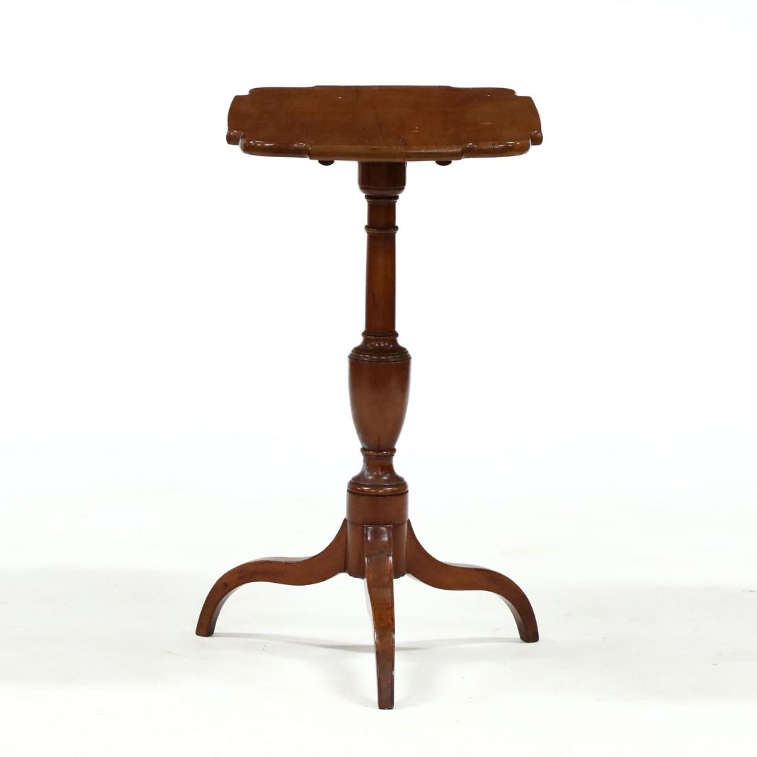 New England Federal Cherry Tilt Top Candlestand (1 of 3)