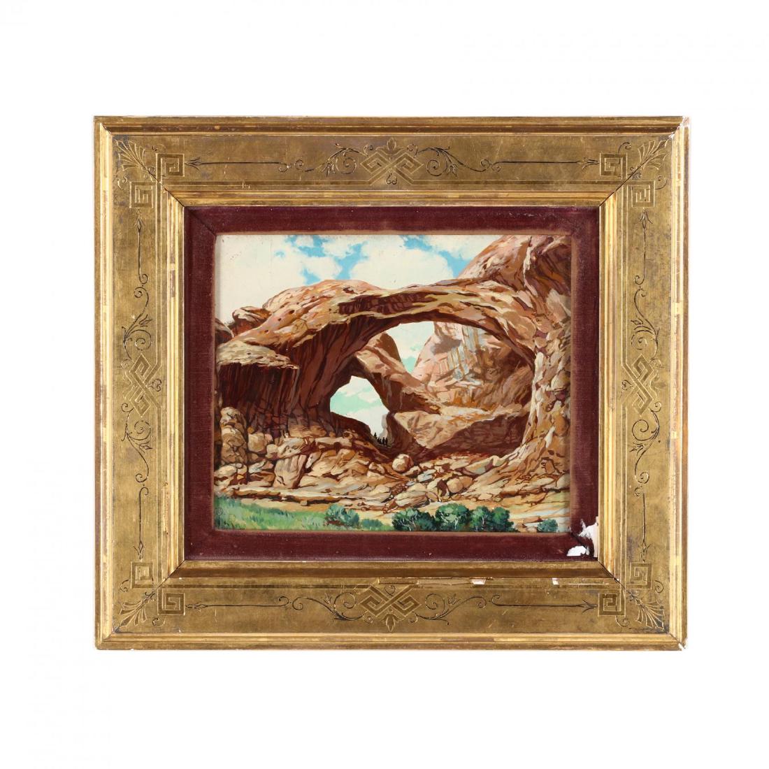 American School, Antique Painting of Arches National (1 of 3)