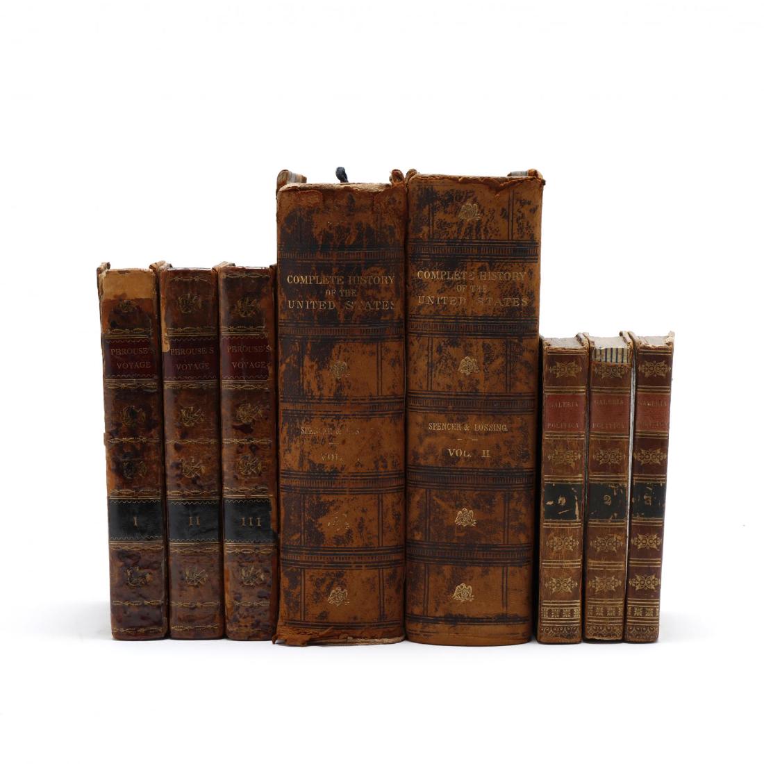 Three 19th Century Leather-Bound Book Sets (1 of 7)