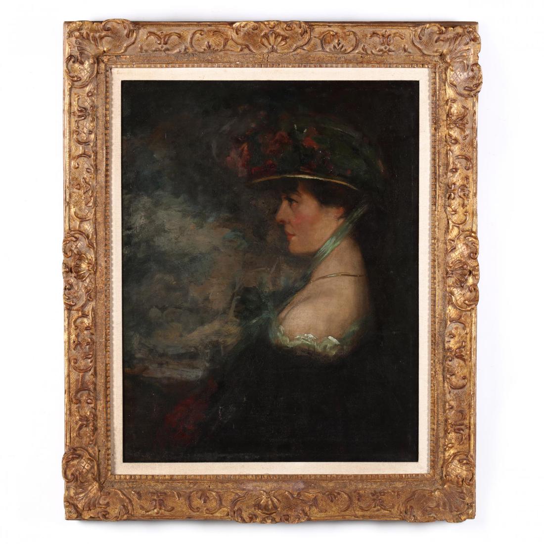 style of Robert Brough (Scottish, 1872-1905), Woman in (1 of 3)