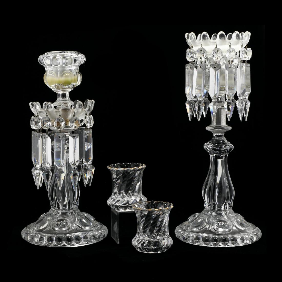 Pair of Baccarat Crystal Drop Prism Candlesticks (1 of 10)