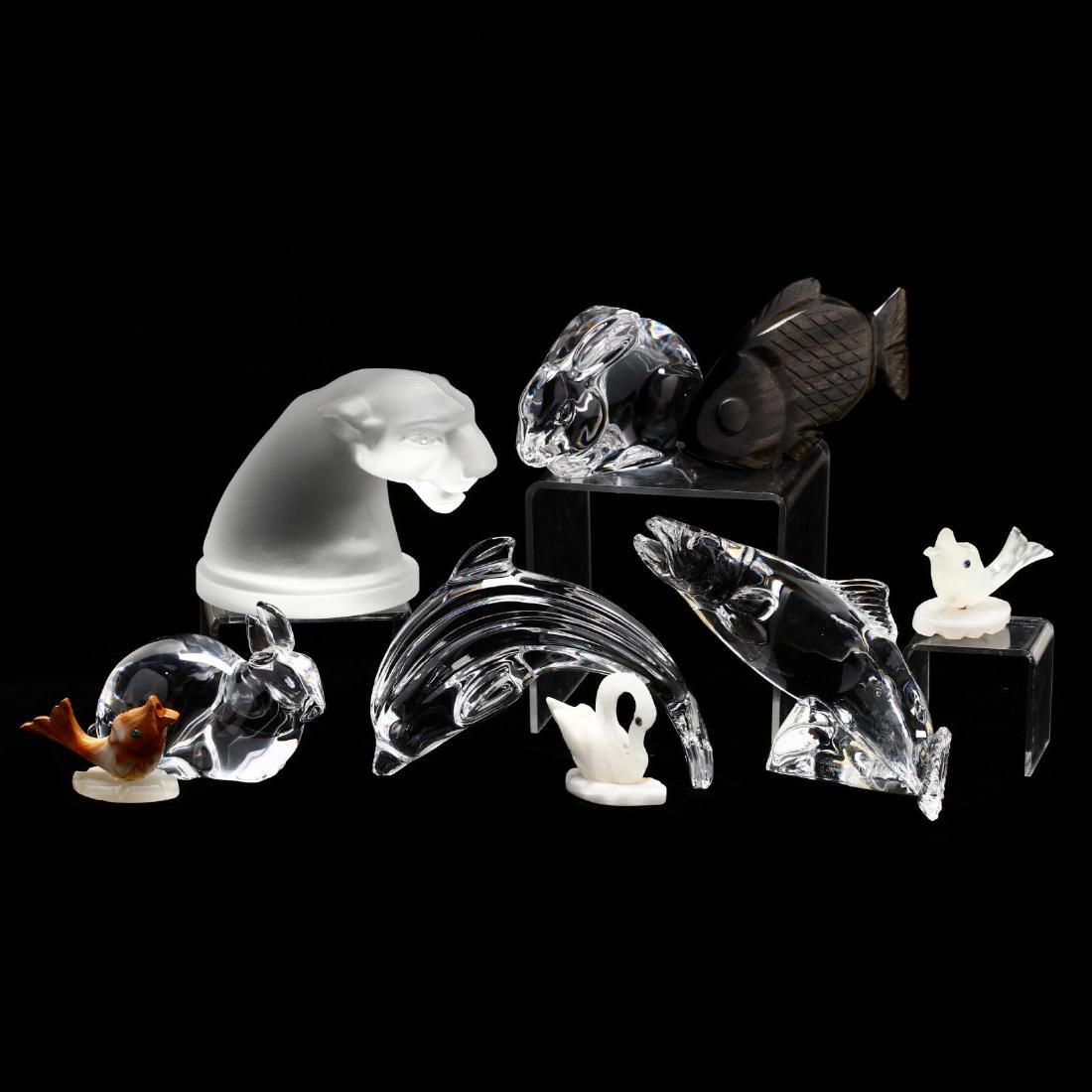 Group of Glass and Specimen Animal Figures (1 of 9)