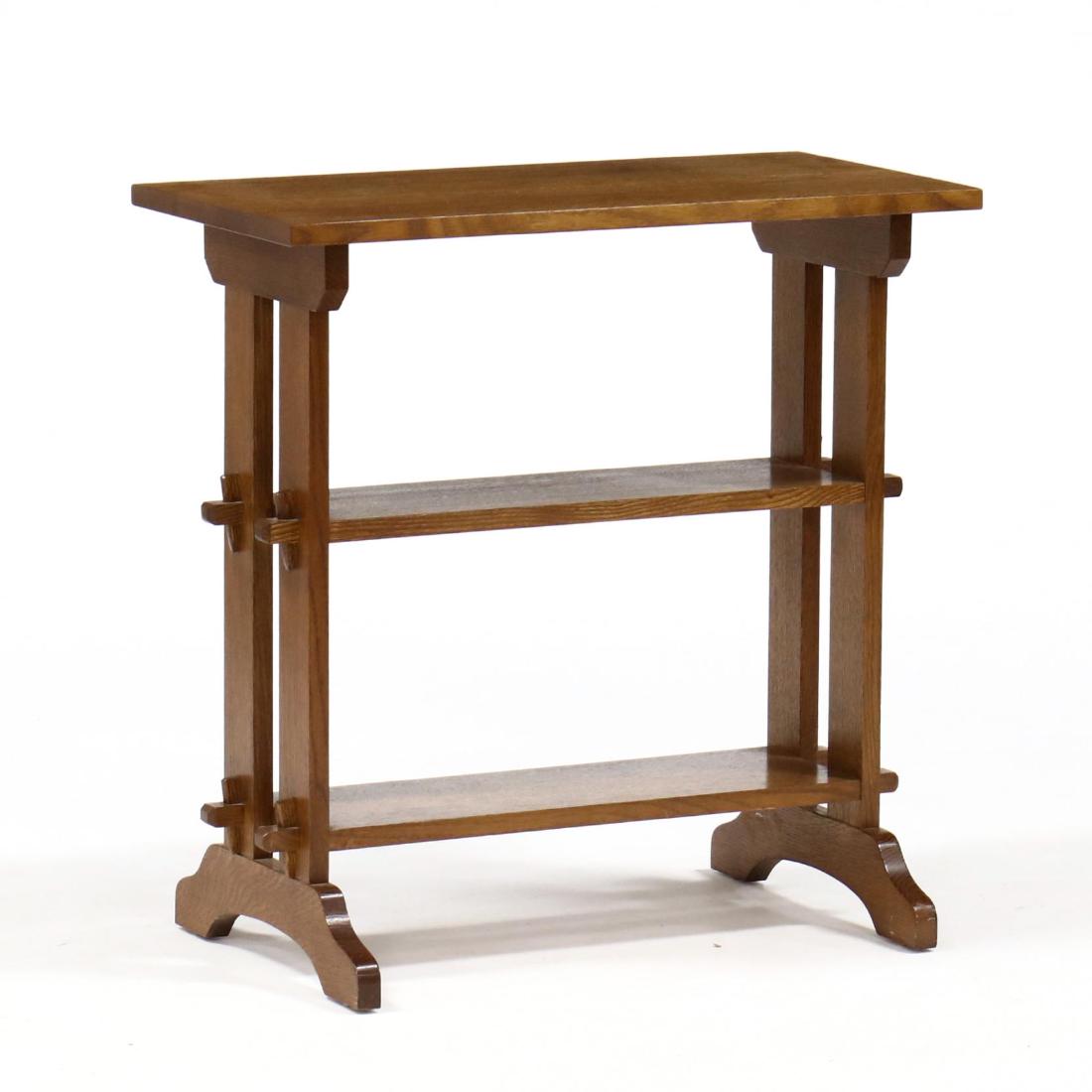 Stickley, Mission Style Oak Side Table (1 of 4)