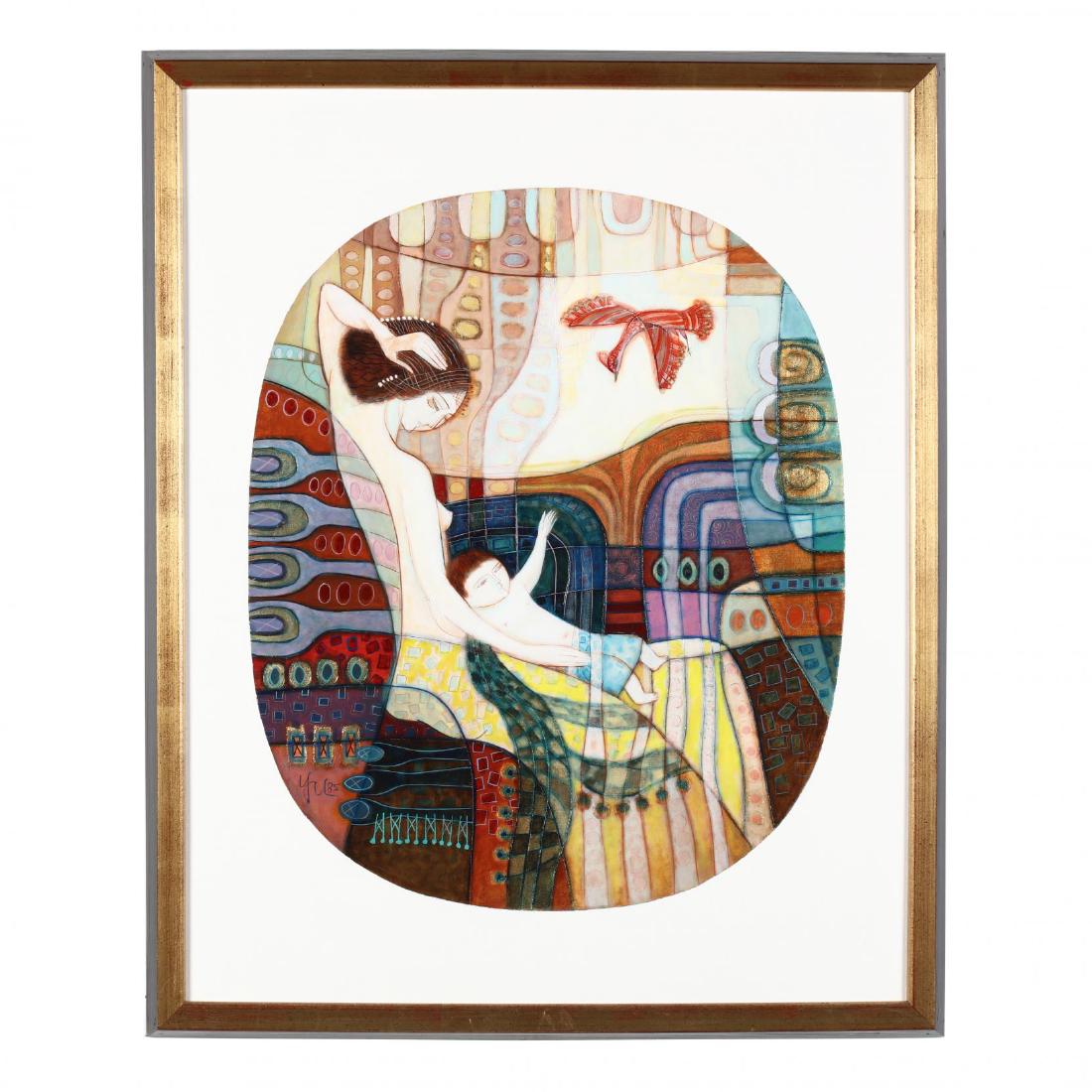 Yu Heshi (American/Chinese, born 1935), Mother and (1 of 3)