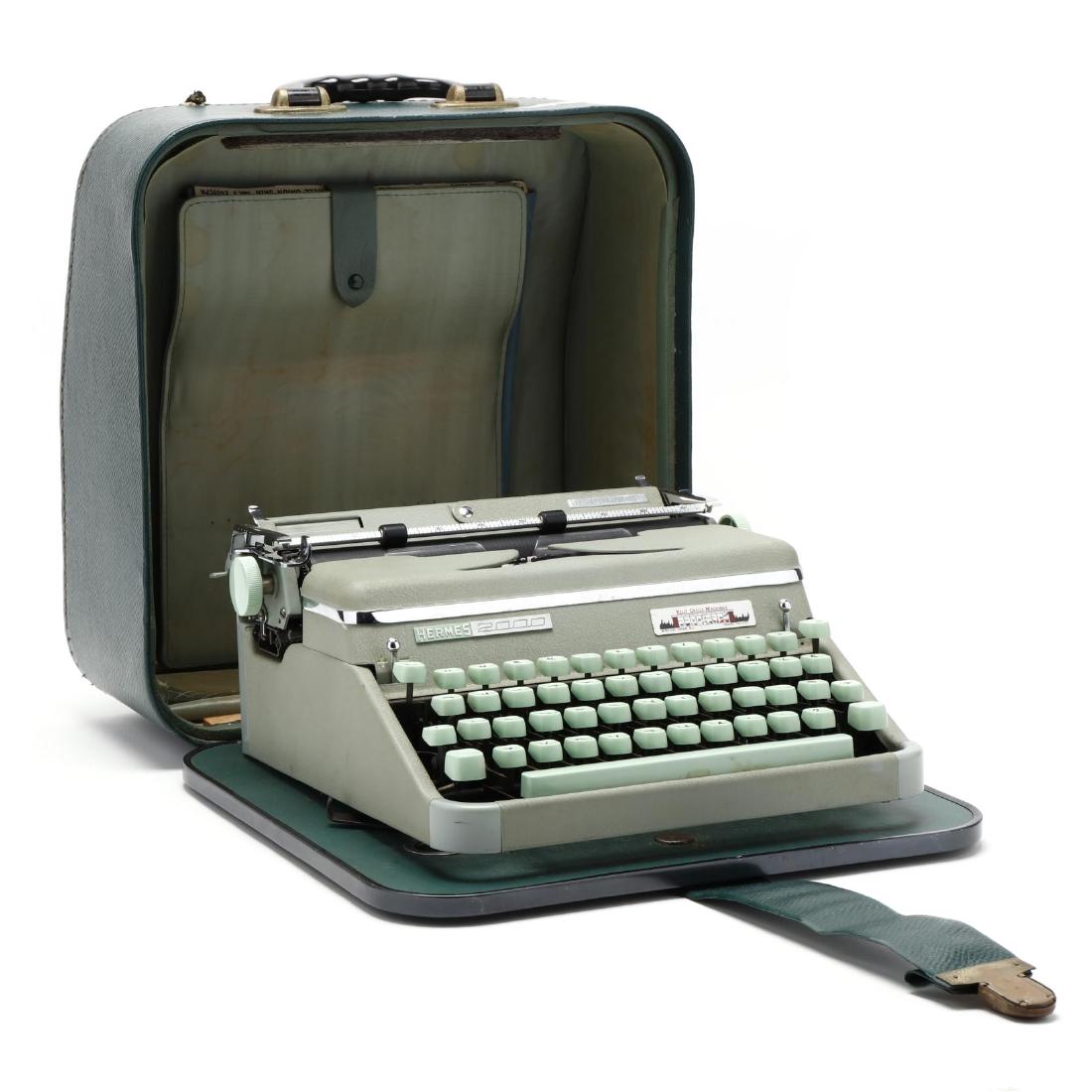 Hermes 2000, Vintage Typewriter in Case