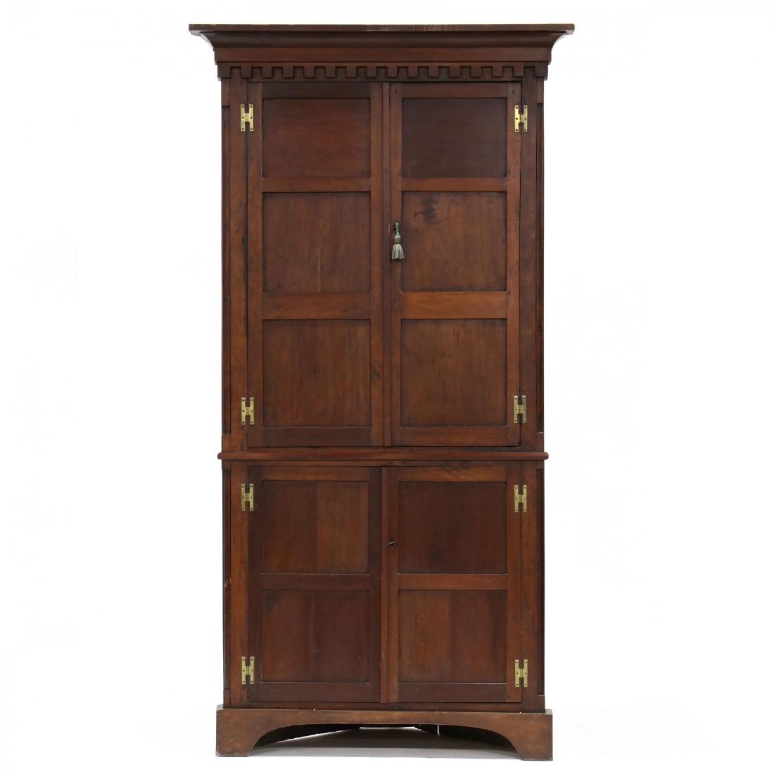 American Federal Cherry Corner Cupboard (1 of 5)
