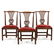 Set of Three Mahogany Chippendale Chairs