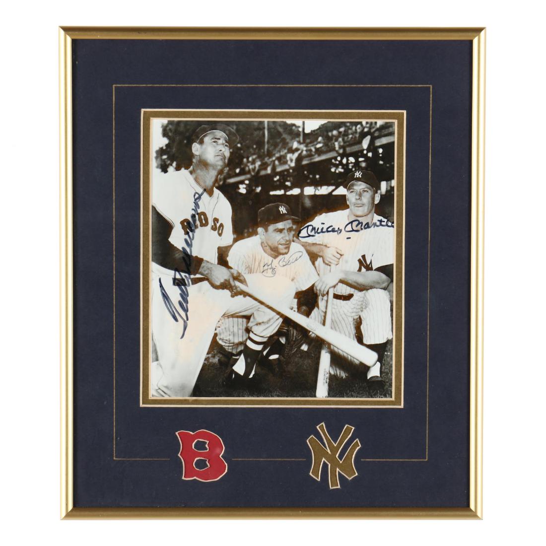 Mickey Mantle, Ted Williams and Yogi Berra Signed (1 of 4)