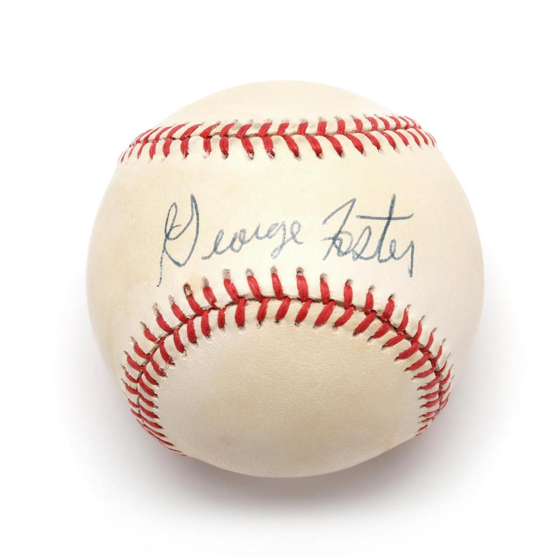 George Foster Autographed Baseball (1 of 5)