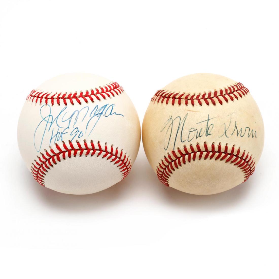 Two Autographed Baseballs, Monte Irvin and Joe Morgan (1 of 7)