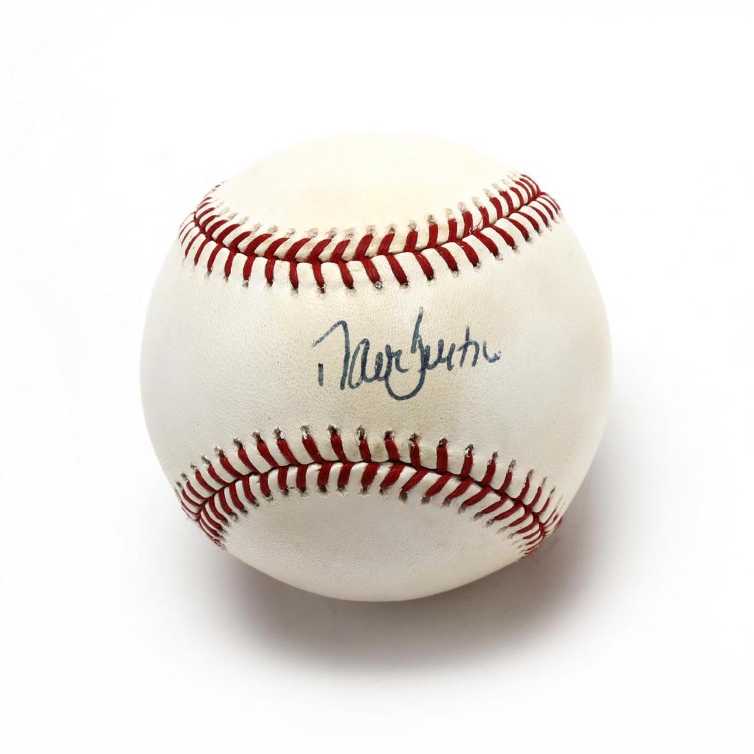 Dave Justice Autographed MLB Baseball (1 of 4)